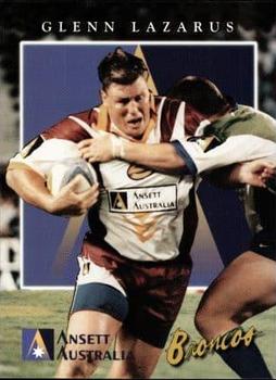 1997 Ansett Brisbane Broncos #NNO Glenn Lazarus Front